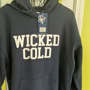 Wicked Cold Navy Hoodie